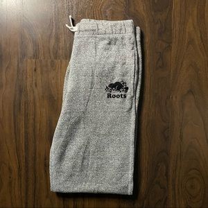 Kids Roots Grey Joggers